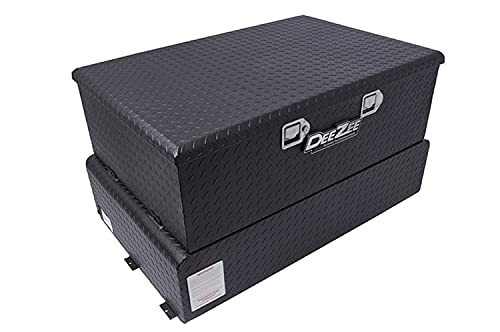 DEE ZEE DZ92856TB DZ92847 (75 Gallon) Black-Tread Diesel Combo Transfer Tank & Tool Box with Pump