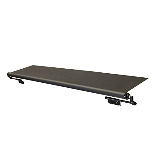 LIPPERT COMP V000168106 Solera Black Slide Topper Awning - 8' (7'7" Fabric)