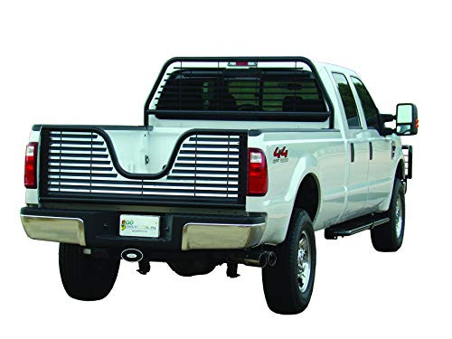 GO IND 6142 BLK LOUVERED V-GATE