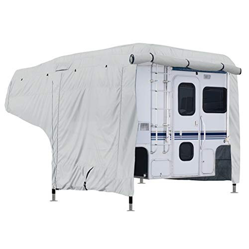 Classic Accessories 8025915100 Over Drive PermaPRO Deluxe Water-Repellent Camper Cover, Fits 10' - 12' Campers