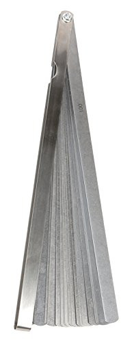 Wilmar W80541 Performance Tool 20-Piece Blade SAE and Metric 12" Extra Long Feeler Blade Set