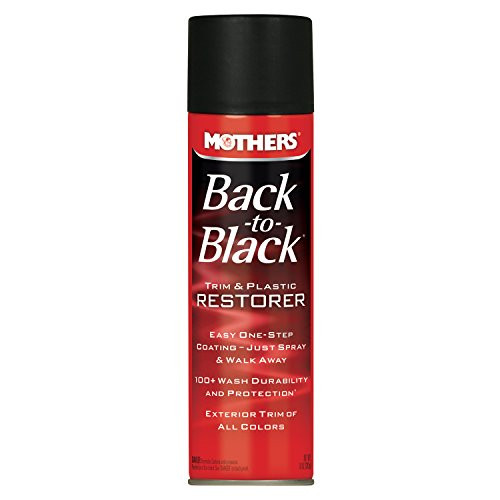 MOTHERS 06110 Back-to-Black Trim & Plastic Restorer Aerosol, 10 oz.