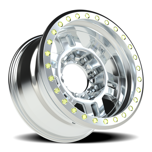 Vision Wheel 8-Lug 6.5-Inch Bolt Circle Machined Finish Ring
