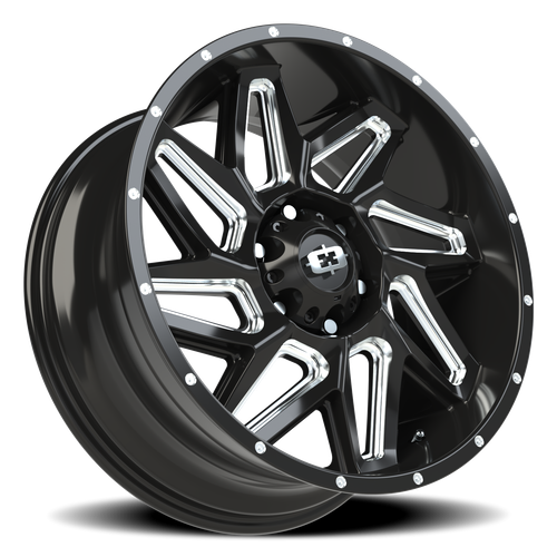 Vision Wheel 6-139.7 GBMS VIS SPYDER Gloss Black Machined Automotive Wheel