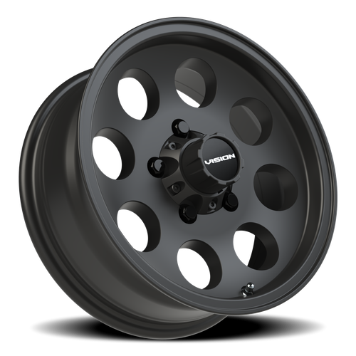 Vision Wheel 5x4.5" Satin Black Midway Automotive Wheel Rim