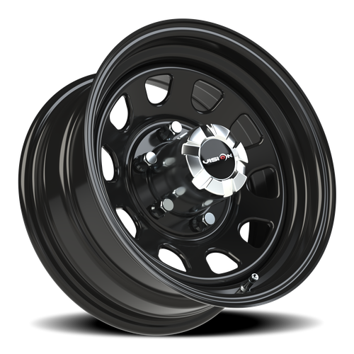 Vision Wheel 6-5.5 Black Steel Automotive Wheel Rim