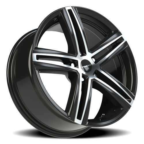 Vision Wheel 5x114.3 GBMF Gloss Black Machined VIS Nitrous Alloy Wheel