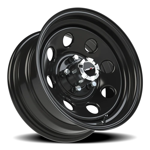 Vision Wheel 5-Lug 127mm Black Steel Rim