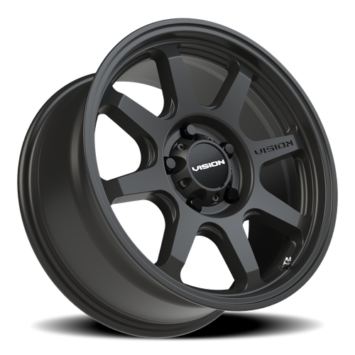 Vision Wheel 5x5.0 Satin Black FLOW Wheel