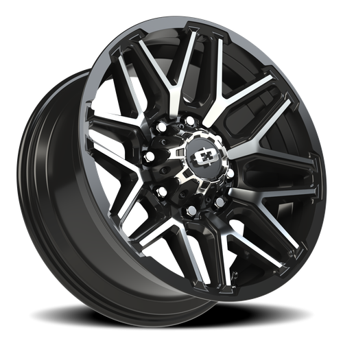 Vision Wheel 8-165.1 GBMF Gloss Black Machined Finish Automotive Wheel