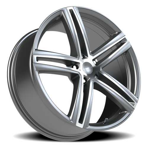 Vision Nitrous 5x114.3 Wheel – Gloss Black Machined Finish