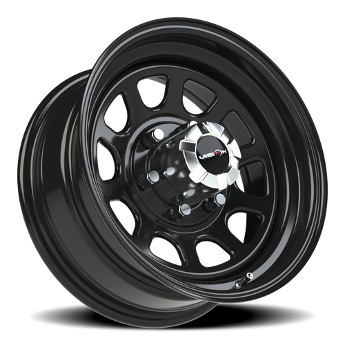 Vision Wheel 6x5.5 Black Steel Rim – Automotive Wheel