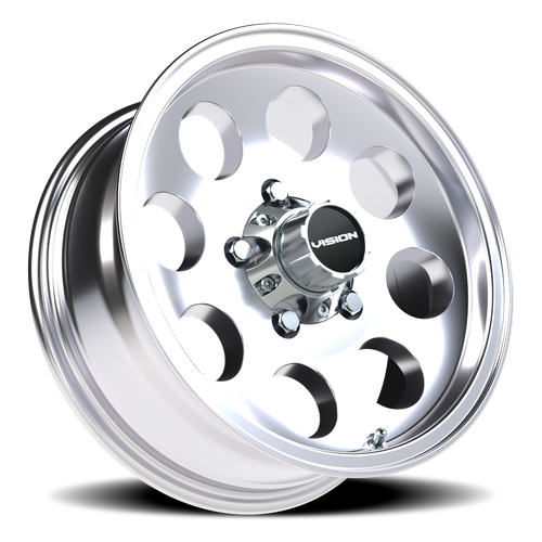 Vision Wheel Midway 5x4.5 Polished Automotive Wheel