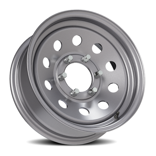 5x114.3mm Satin Black Vision Midway Modular Trailer Wheel