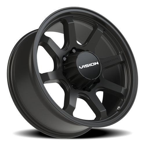 Vision Wheel 8-170 SB Flow – 8-Lug Satin Black Automotive Wheel