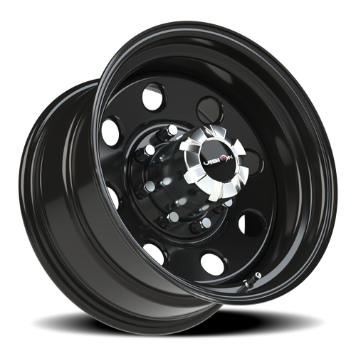 Vision Wheel 8-6.5 Black Steel Rim – 8-Lug 6.5-Inch Bolt Pattern