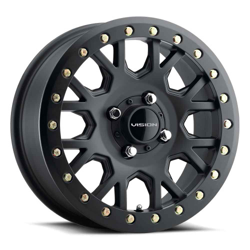 Vision Wheel 4-156 SB Satin Black Invader Wheel