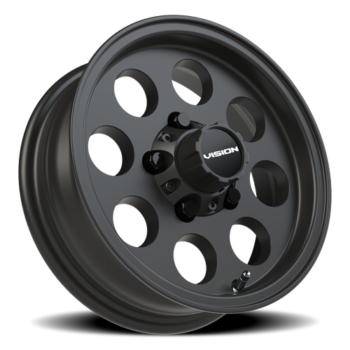 Vision Wheel 5x4.5" Satin Black Midway Rim