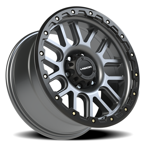 Vision Wheel 6-5.5 Gunmetal YZINC VOR NEMESIS Wheel