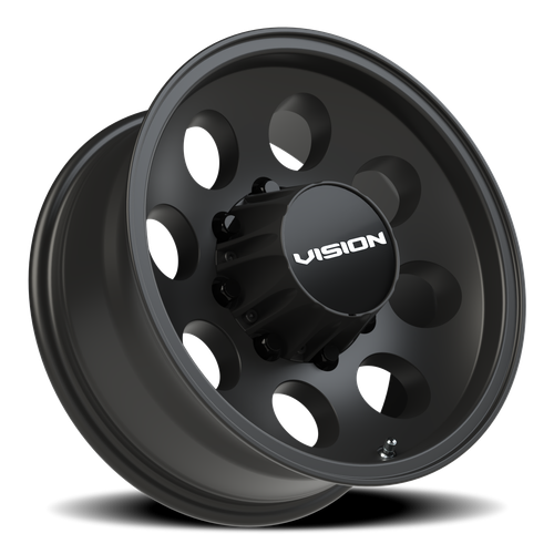 Vision Wheel 8x6.5 Satin Black MIDWAY Automotive Wheel Rim