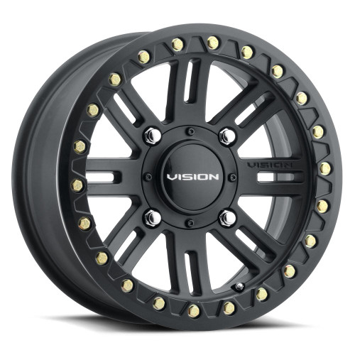 Vision Manx 4x136mm Satin Black Wheel – BL2 Automotive Rim