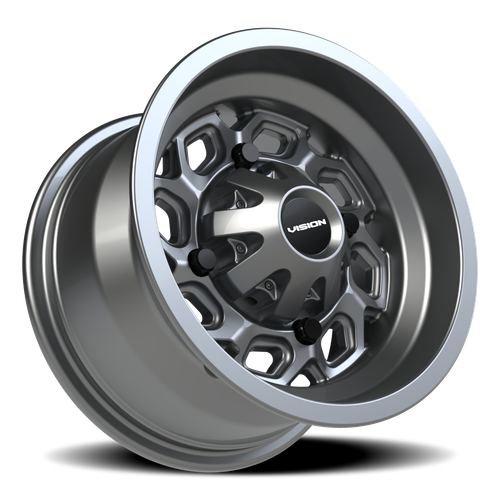 Vision Wheel 4-136 SPYDER Gunmetal Automotive Wheel