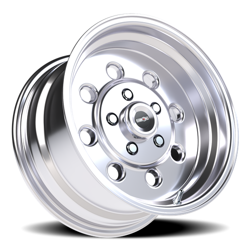 Vision Wheel 5x120.65/4.75 Polished Straight Lit Rim