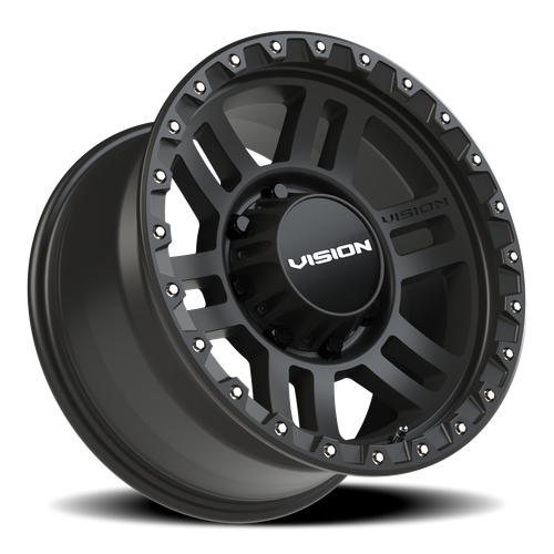 Vision Wheel 8-170 SB VIS MANX2 8-Lug Satin Black Automotive Wheel