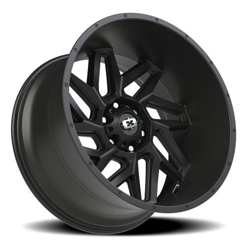 Vision Wheel 6-Lug 5.5-inch Satin Black Spyder Wheel