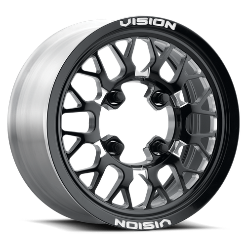 Vision Wheel 4-156 Gloss Black Machined Forged Wheel