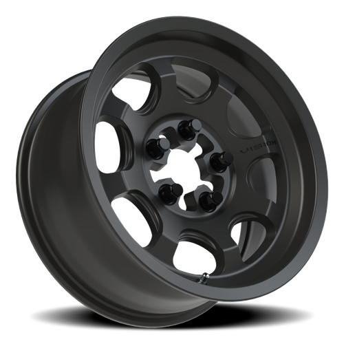 Vision Wheel 5x114.3 Satin Black VIS FLOW Automotive Wheel