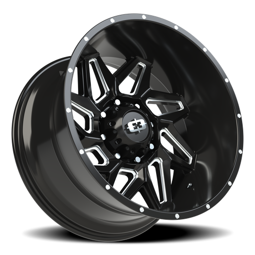 Vision Wheel 8-170 GBMS Spyder Gloss Black Machined Wheel