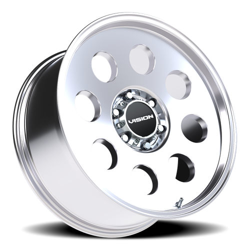 Vision Wheel 6-Lug Polished Midway Wheel – 6x5.5" Bolt Pattern
