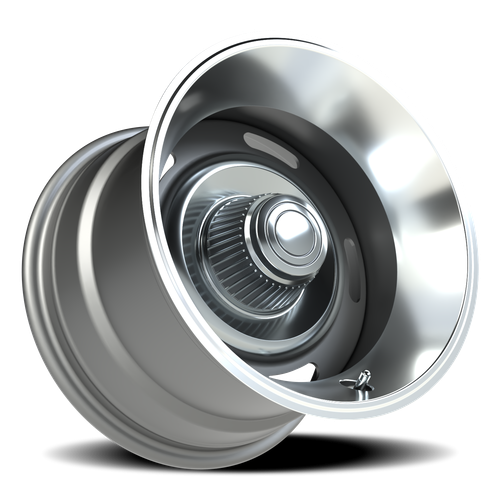 5x5" Silver Vision Rally Wheel – 5-Lug Pattern