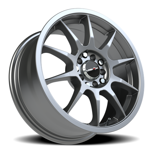 Vision Wheel 5-114.3mm Gunmetal BANE Automotive Wheel Rim