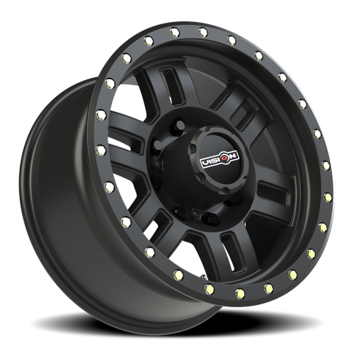 Vision Wheel 8-180 MB Matte Black Automotive Wheel 8x180mm Bolt Pattern