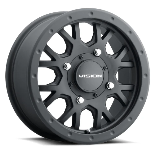 Vision Invader 4x136mm Satin Black Wheel