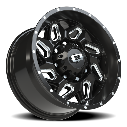 Vision Wheel 8-170 GBMS Spyder Gloss Black Machined Wheel