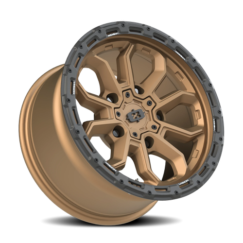 Vision Wheel Korupt 5x5" Satin Black Automotive Wheel Rim
