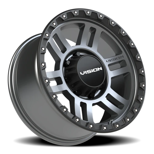 Vision Wheel MANX2 8x170mm Satin Gunmetal Black Automotive Wheel