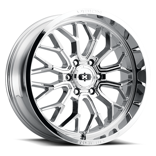 Vision Wheel 6-Lug 5.5-Inch Chrome RIOT Aluminum Wheel