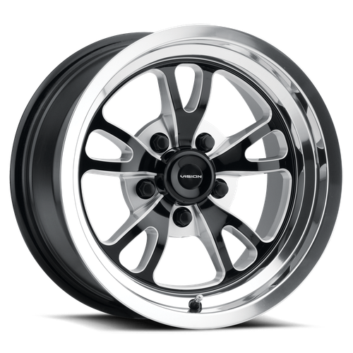 Vision Wheel 5x4.75" Polished Automotive Wheel