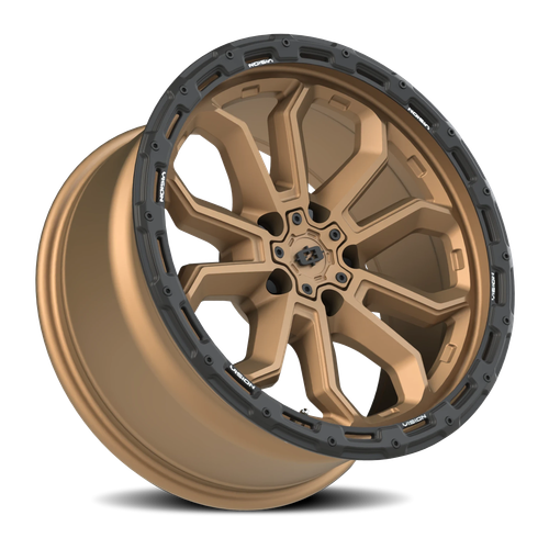 Vision Wheel KORUPT 5x4.5" Satin Black/Polished Wheel