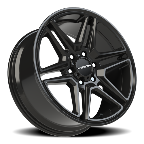 Vision Wheel 6-139.7 Gloss Black VIS WEDGE Automotive Wheel