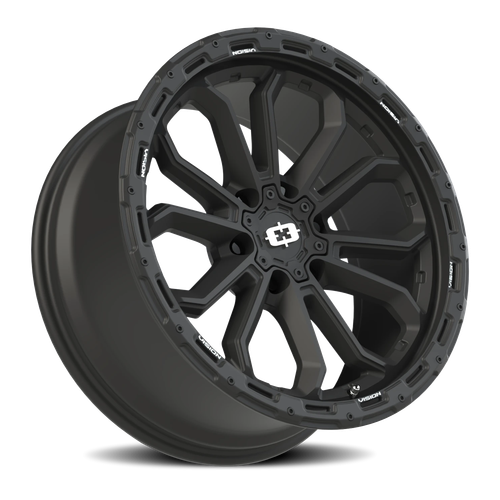 Vision Wheel 6-135 SB Korupt - 6-Lug 135mm Satin Black Automotive Wheel