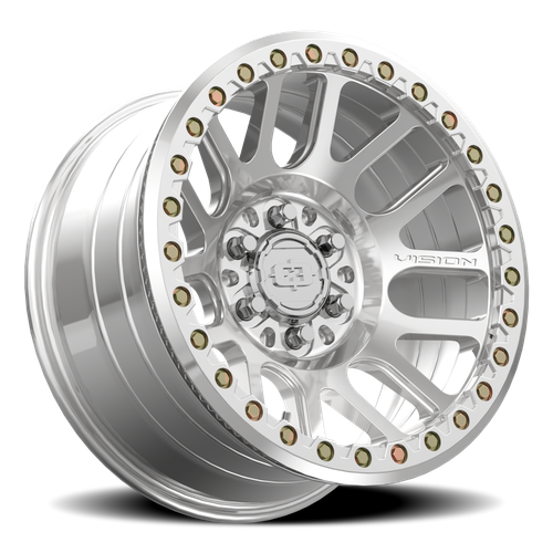 Vision Wheel 6-135 Polished Wheel with Polishing Ring