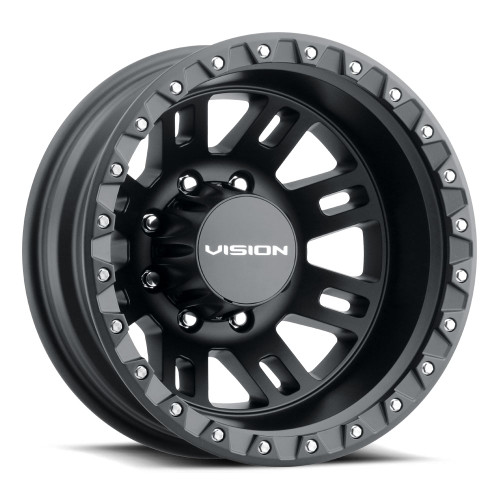 Vision Wheel 8-210 SB w/SB LP Satin Black Automotive Wheel