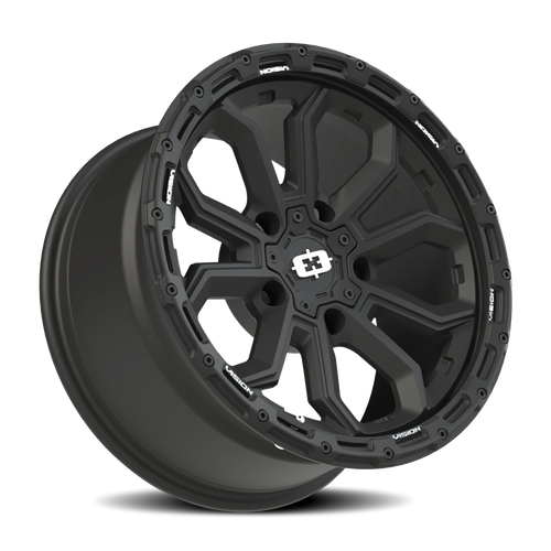 Vision Wheel 5-Lug 5.0" Bolt Pattern Satin Black KORUPT Wheel