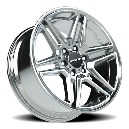 Vision Wheel 6-139.7 Chrome Wedge Wheel