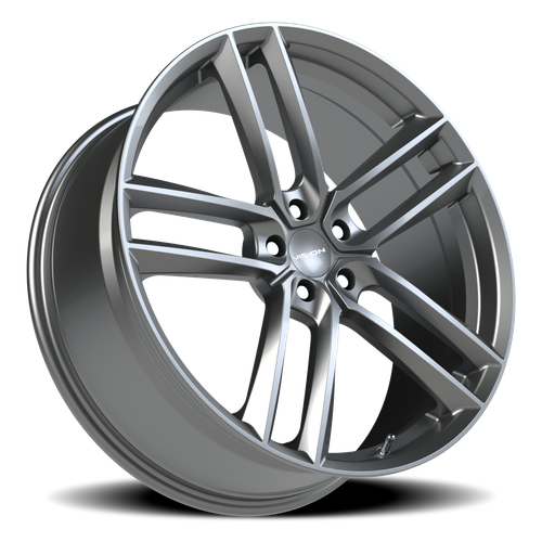 Vision Wheel 5x4.5 Gunmetal Automotive Wheel